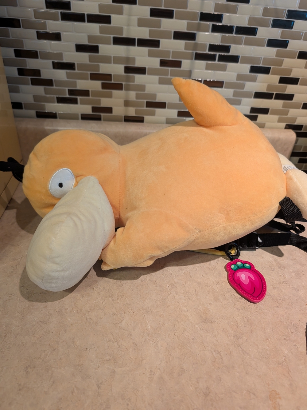 Plush Psyduck Backpack - Pokecenter